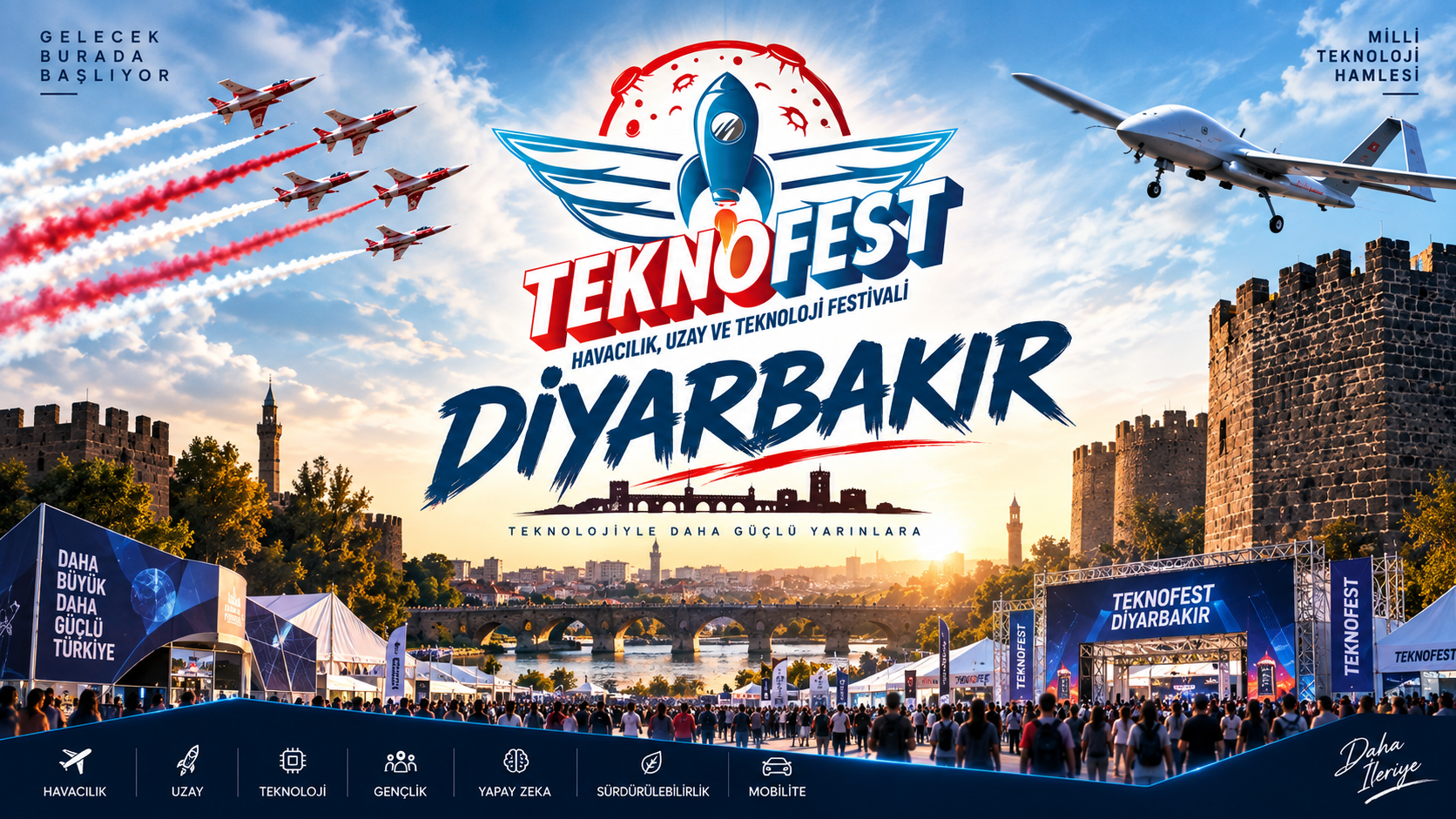 TEKNOFEST 2026 DİYARBAKIR’DA COŞKUYLA DEVAM EDİYOR