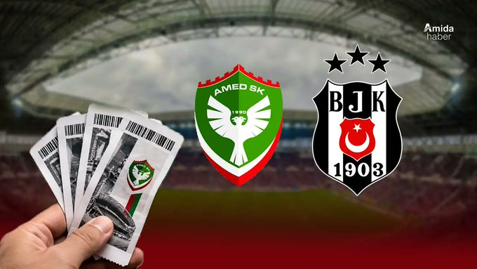 DİYARBAKIR’DA AMEDSPOR-BEŞİKTAŞ MAÇI ÖNCESİ BİLETLER 10 SANİYEDE TÜKENDİ